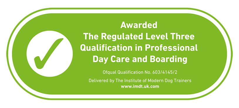 Awarded The Regulated Level Three Qualification in Professional Day Care and Boarding